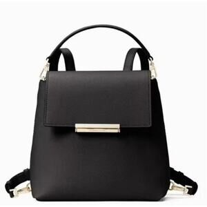 Kate Spade Heritage Maddie Small Convertible Backpack Black NWOT